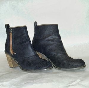 Dolce Vita Black Suede Ankle Boots